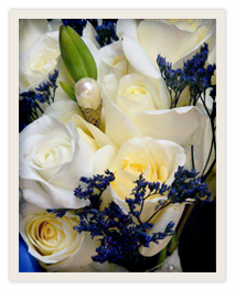 Close-Up Wedding Bouquet